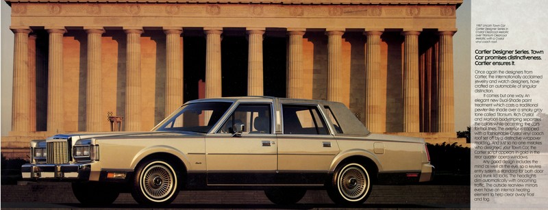 1987 Lincoln Town Car Brochure Page 5